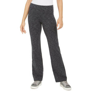 ID Ideology Petite Small Dark Grey Stretchy Flare Leg Athletic Pants NWT